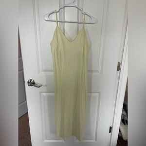 Light Yellow Slip Dress